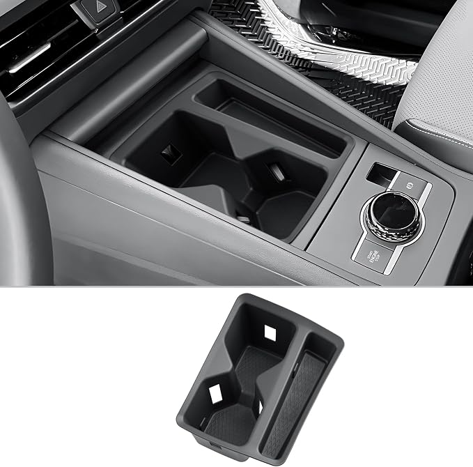 CDEFG for 2025 2026 Tiguan Center Console Organizer, for 2025 2026 Tiguan Accessories Middle Console Organizer Tray Cup Holder Storage Box