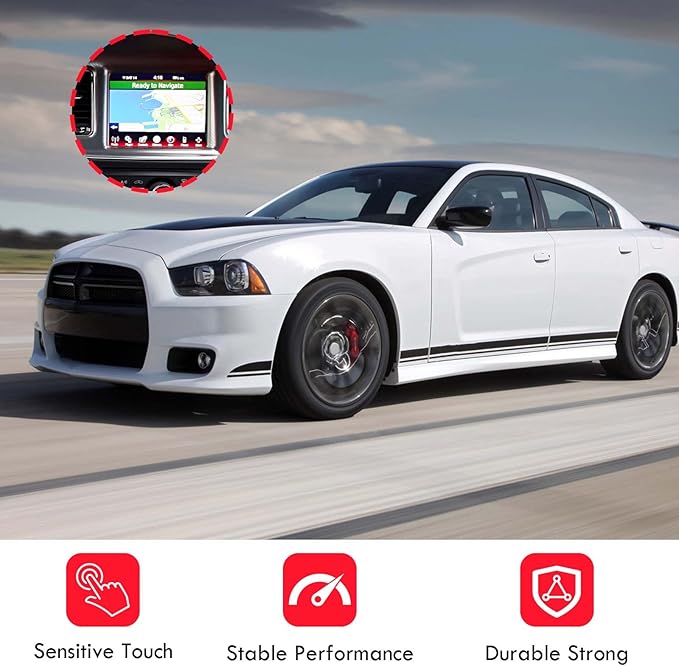 8.4" LCD Display Touch Screen Digitizer Radio Navigation Compatible with 2011-2014 Chrysler 300 Dodge Charger 2011-2018 Dodge Journey 2014-2017 Maserati Ghibli LAJ084T001A