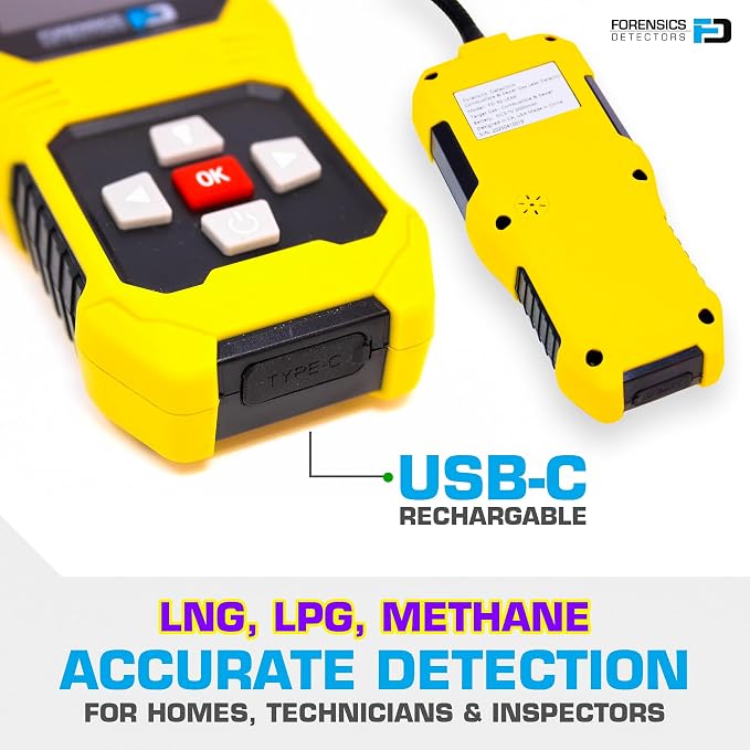 Sewer Leak Detector | 10ft Drop Test Pass | Upgraded 10-Year Sensor Life | Version 2.0 |