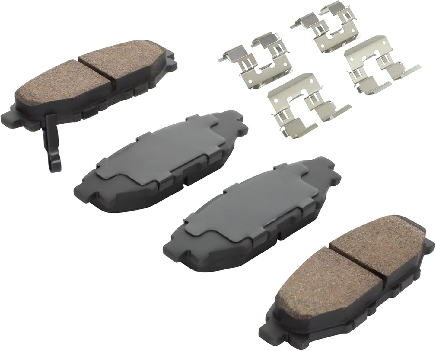 Premium Ceramic Rear Brake Pads (1001-1114C) Compatible with 2005-2023 Subaru (BRZ/Crosstrek/Forester/Impreza/Legacy/Outback/WRX/XV/XV Crosstrek)