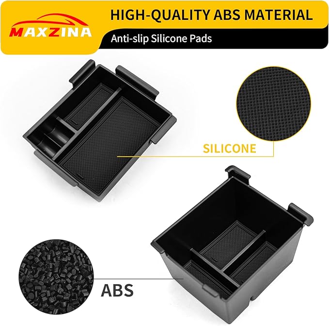 Center Console Organizer Bundle with 2025 2026 Maverick Dashboard Storage Organizer Silicone Dash Insert Divider Storage Tray Behind Screen Dashboard Layer Storage Box for Maverick Accessories