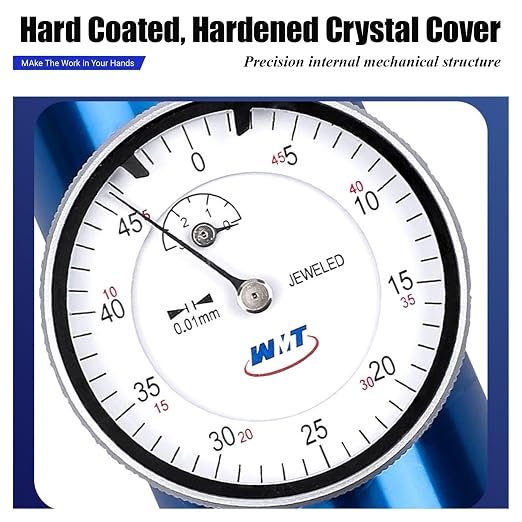 Coaxial Indicator, Dial Indicator Coaxial Centering Indicator, 0.01mm Milling Machine Alignment Dial Test, Lever Gauge Position Measurement Tool 0-3mm Positionering Measurement Tool
