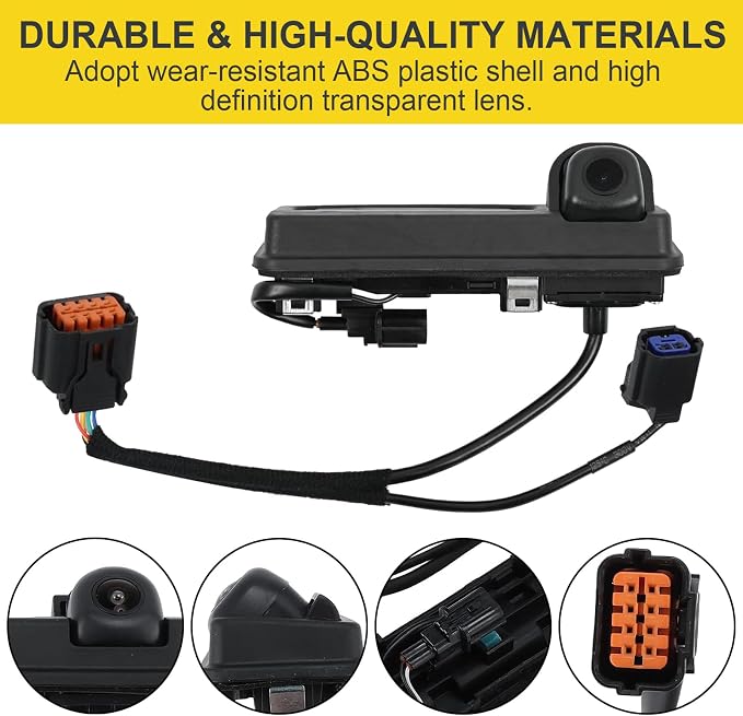 99240-K0000 Rear View Backup Camera Compatible with Kia Soul 2020 2021, Reverse Parking Assist Camera 170° Wide Angle Night Vision Waterproof Replacement 99240K0000
