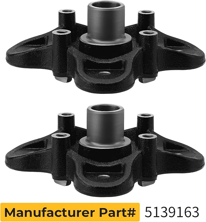 M MATI Rear Axle Wheel Hub 2PCS for Polaris Ranger 570 Premium 2023-2024 Ranger 570 Crew/Crew SP 2014-2025 RZR 570 2014-2022 ACE 900 2016-2019 Pro XD Mid-Size Gas Crew 2022-2025 5139163