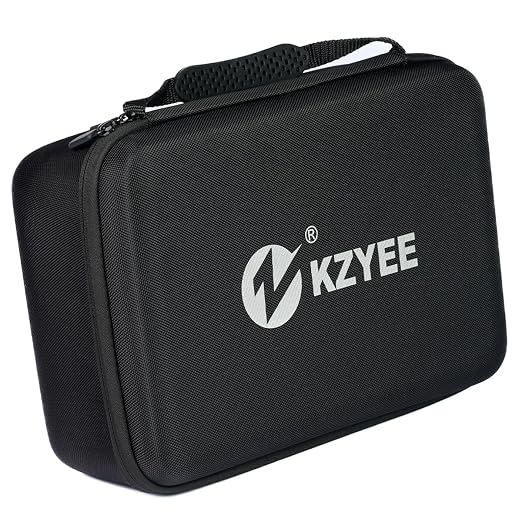 KZYEE Timing Light Protective Case for KT60 / KT80 – EVA Hard Storage Case Designed for Automotive Ignition Timing Lights (13.4" × 8.3" × 4.9")