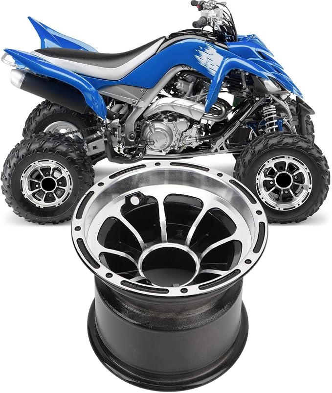 ATV Wheel Rim, 8 Inch, Aluminum Alloy, For ATV, Go Kart, Golf Cart