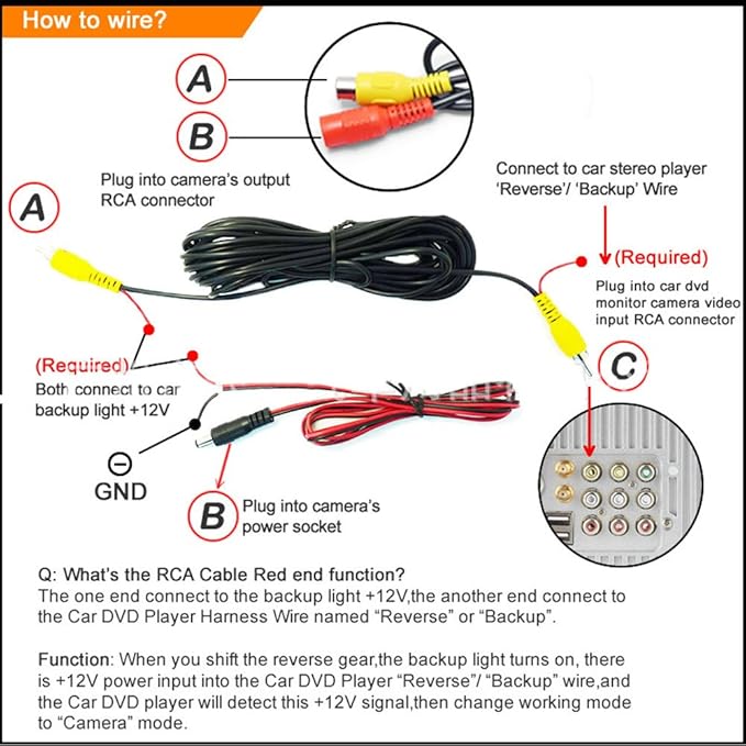 Super HD Vehicle Camera 1280x720 Pixels 1000 TV line 170 Degree Night Vision Rear View Camera Reverse Parking for Ford Transit MK6 2000-2006 / MK7 2007-2013