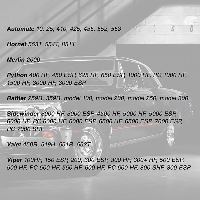 2 Case Shell Key Fob fits Viper Hornet DEI Hyundai Rattler Aftermarket Alarm Keyless Entry Remote (EZSDEI471)