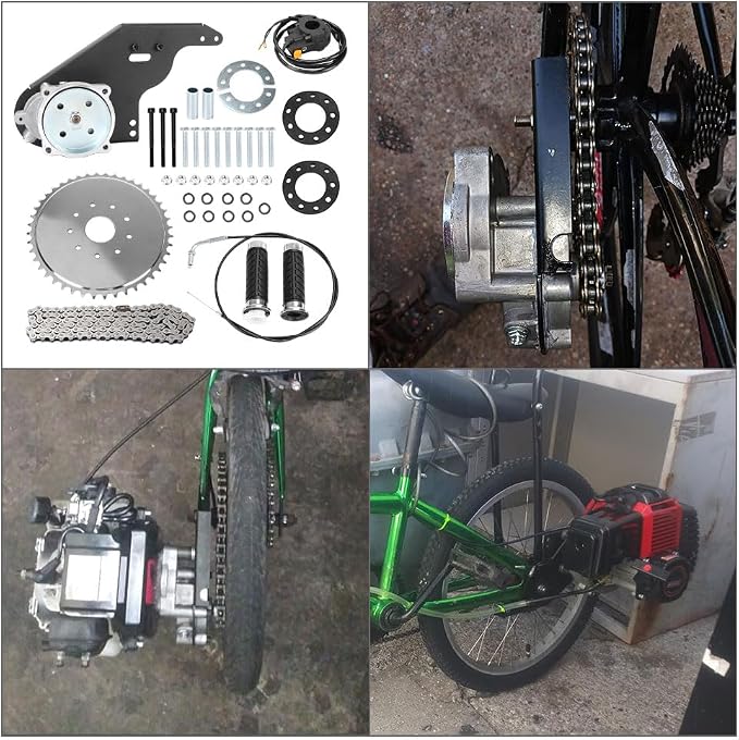 40-5 Rear-Wheel Side Mount Kit for 4 Stroke 42cc 47cc 49cc for Honda GX35 Engine Gas Motorized Bicycle Bike Pocket Bike