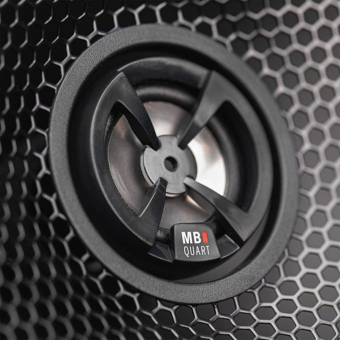 MB Quart DK2-116S Discus 6.5-Inch Shallow Mount 2-Way Coaxial Speakers, 60/120W RMS System Power, Aluminum Dome Tweeters, Butyl Rubber Surrounds
