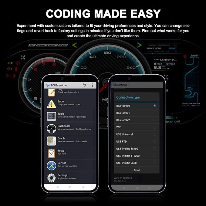 VGATE vLinker MS Bluetooth (MFI) Adapter OBD2 Scanner Code Reader Diagnostic Scan Tool for iOS, Android and Windows, Support 5 CAN Protocols (GMLAN, MS CAN, CH CAN, LS CAN)