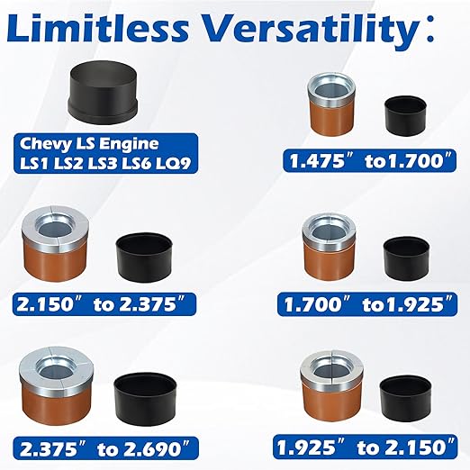Cam Bearing Install Tool & Engine Cam Bearing Remove Kit Complete Installation & Removal Chevy LS Engine - Covers Most Domestic and Import Vehicles， Patented