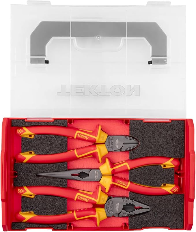 TEKTON Insulated Pliers Set, 3-Piece | PLR96002