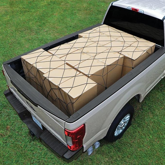 Rightline Gear Weatherproof Truck Bed Cargo Net, 5 by 6 Feet