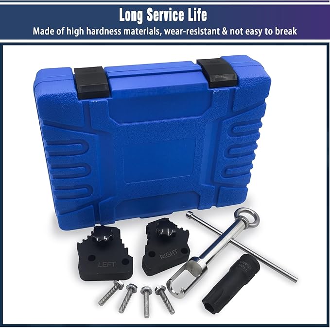Timing Gear Holder Retainer Tool Kit Compatible with Mercedes Benz Maybach M276 M278 Engines, for Removing/Installing Camshaft Adjuster Sprocket, with T100 Socket & Fuel Injector Puller