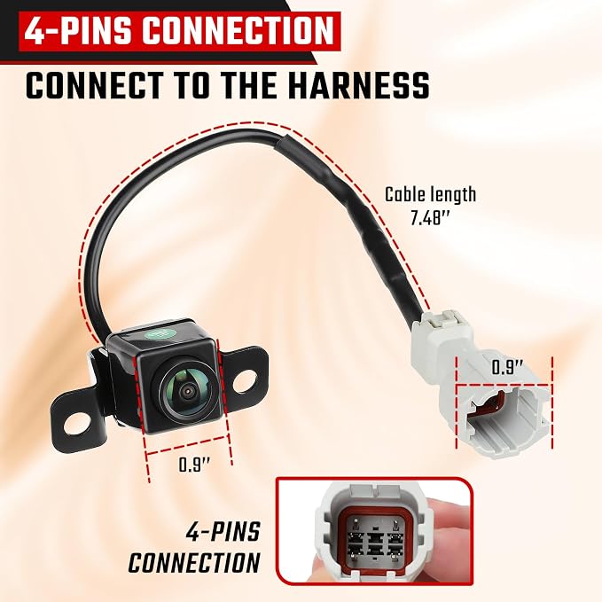 95760-2V100 Backup Camera Rear View Camera Fit for Hyundai Veloster 2012-2017 Parking Park Assist Camera Replaces#95760-2V001, 95760-2V002, 95760-3Z003, 590-485, HY1960115, V52740037