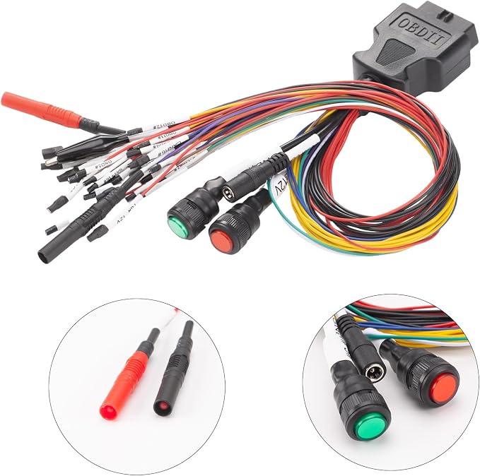 GODIAG OBD2 Breakout Jumper Cable, Diagnostic Extension Wire for Vehicle Module Connection, Tricore Compatible