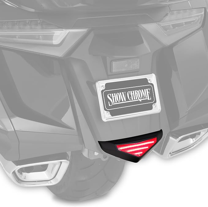 Marvel Lower Running and Brake Light LED Black for Goldwing GL1800 2018+ 52-972BK by Show Chrome