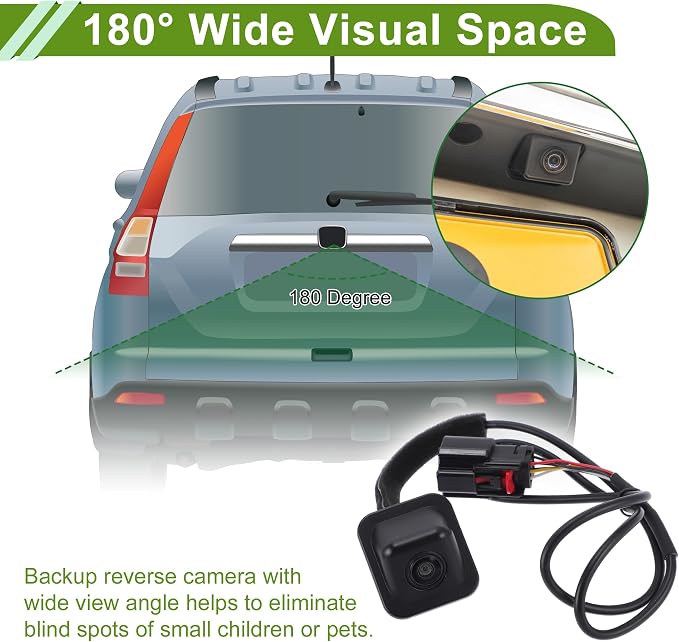No.23199271 Rear View Camera for Chevrolet Corvette Stingray Z06 6.2L 2014-2016 License Plate Park Assist Camera Backup Reverse Camera