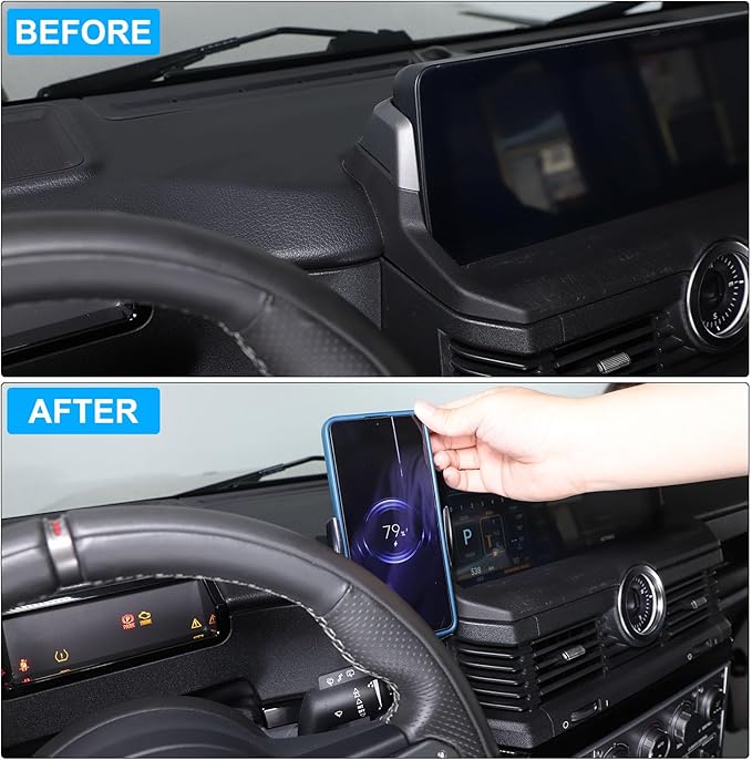 Car Mobile Phone Holder The Navigation Screen Compatible with Ineos Grenadier 2020-2026 Adjustable 360° Central Control Phone Holder Accessories (Left,Style D)