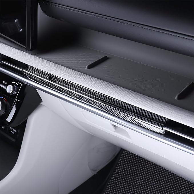 Co-Pilot Air Vent Cover Trim Compatible with Hyundai Tucson 2025 Accessories (Carbon Fiber Pattern)