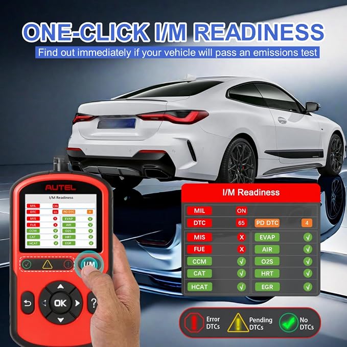 Autel AL549 OBD2 Scanner Code Reader with ABS Diagnostic & Battery Test, Enhanced Check and Reset Engine Fault Code, Live Data, Freeze Frame, CAN Car Diagnostic Scan Tool for All OBDII Car After 1996