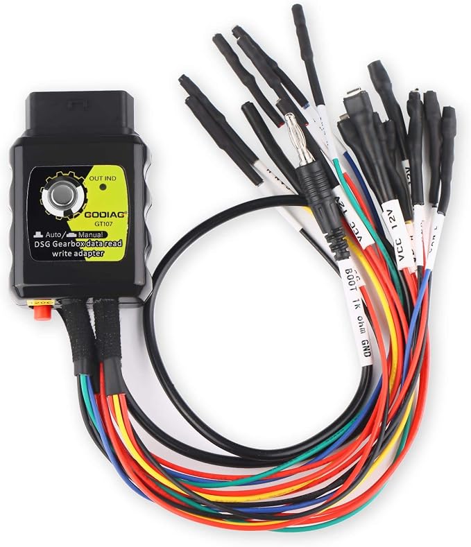 GODIAG GT107 Gear-Box Data Adapter for DQ250, DQ200, VL381, VL300, DQ500, DL501 + GT105 ECU AD Break Out Box ECU Connector