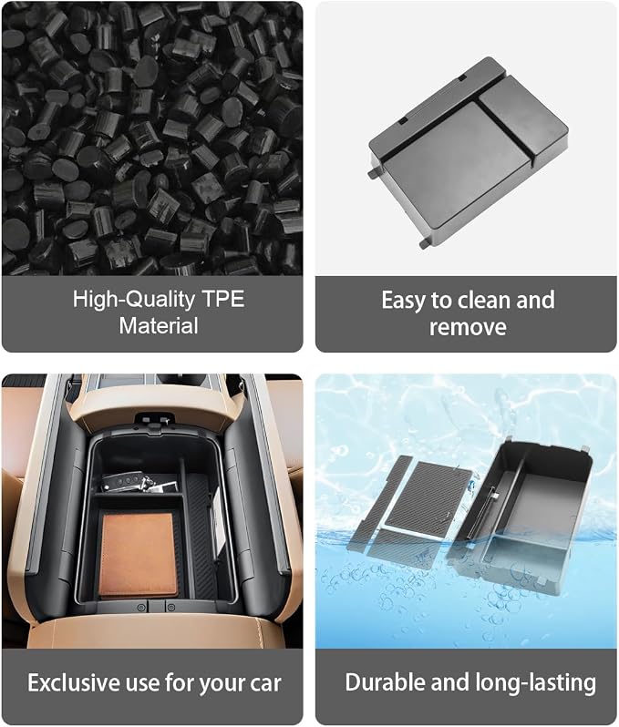 CDEFG for 2026 Hyundai Palisade Center Console Organizer Tray Accessories | 2026 Hyundai Palisade Accessories, Middle Console Armrest Storage Box, Only for 7-Seater Split Armrest