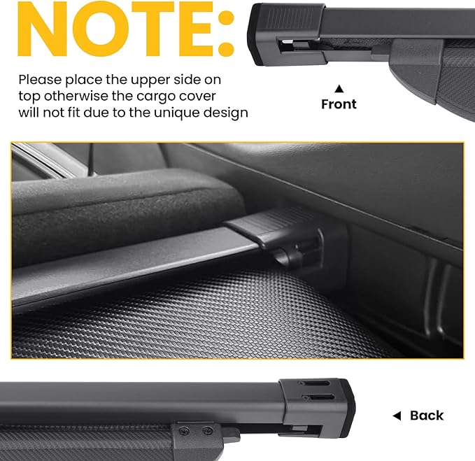 Cargo Cover for Hyundai Tucson 2022-2026, Retractable Trunk Cover Privacy Shade for 22-26 Hyundai Tucson (Carbon Fiber Leather + Net)