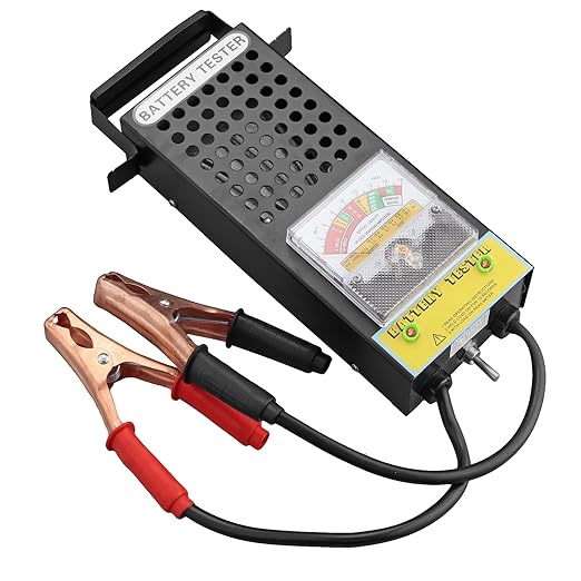 AUTTGINN Battery Load Tester, 6V 8V 12V 16V Motorcycle Car Battery Tester Alternator Load Tester and Voltmeter Tester for Cars,Golf Cart