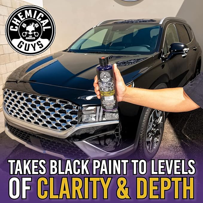 Chemical Guys CWS619 Black Light Foaming Car Wash Soap & Refill Kit, 2 Bottles - (1) 16 oz and (1) Gallon (Works with Foam Cannons, Foam Guns or Bucket Washes) 144 oz