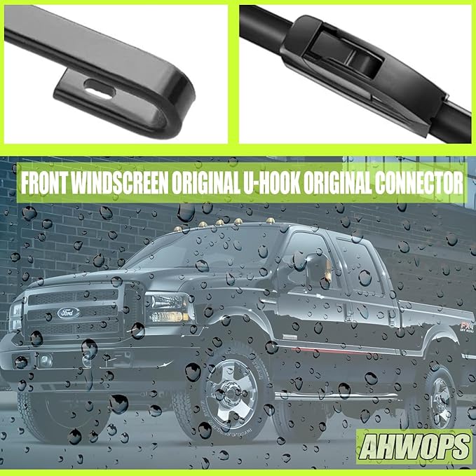 Front Wiper and Rear Wiper Blade Replacement for 2001-2007 Toyota Highlander OEM Wiper Blades, Genuine Replacement (22“/19”/12” 3-Pack)