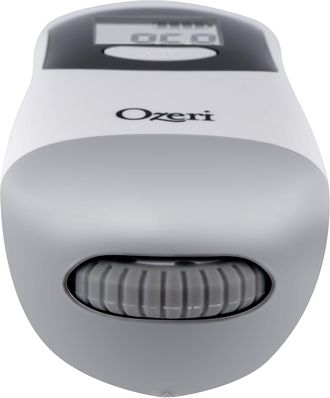 Ozeri Forehead Thermometer, ISO 80601-2-56 Medical-Grade with Silent Fever Alarm and Battery-Free Kinetic Activation