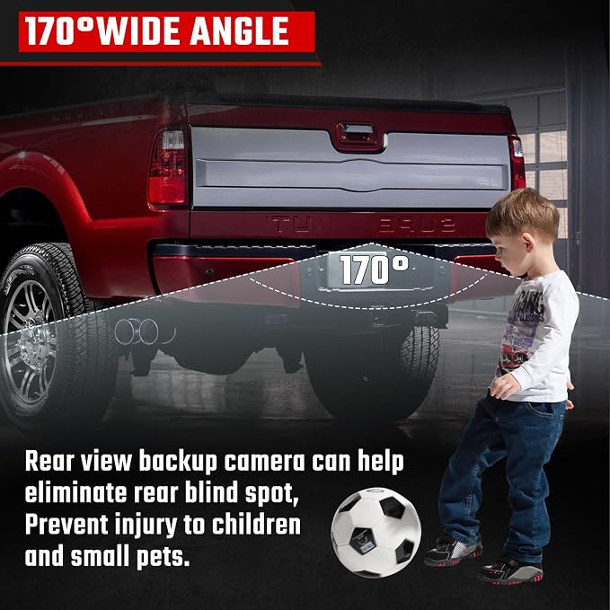 Backup Camera Rear View Camera Fit for Ford F250 F350 F450 F550 Super Duty 2013 2014 Parking Park Assist Camera Replaces #EC3Z-19G490-A