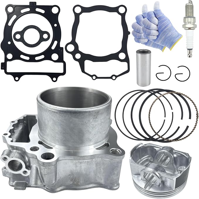 96.6mm Bore Engine Rebuild Kit Cylinder Piston Gasket Top End Kit Compatible with Polaris Sportsman 550 XP X2 EPS 2009-2014 3090202 3090173