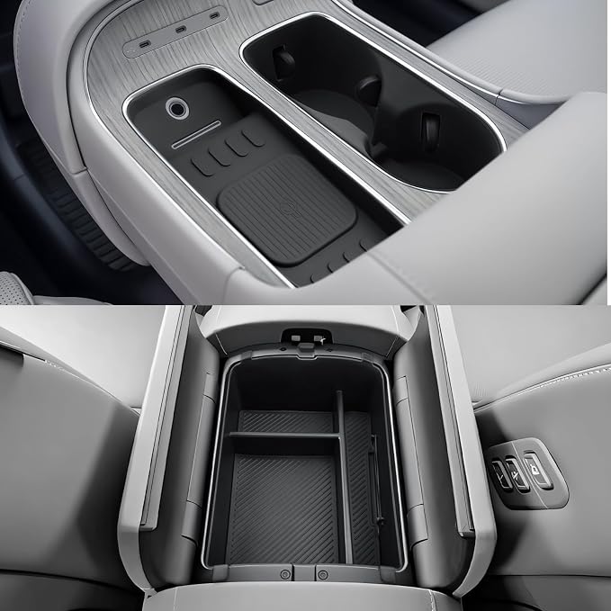 CDEFG 3Pcs for 2026 Hyundai Palisade Center Console Organizer Accessories
