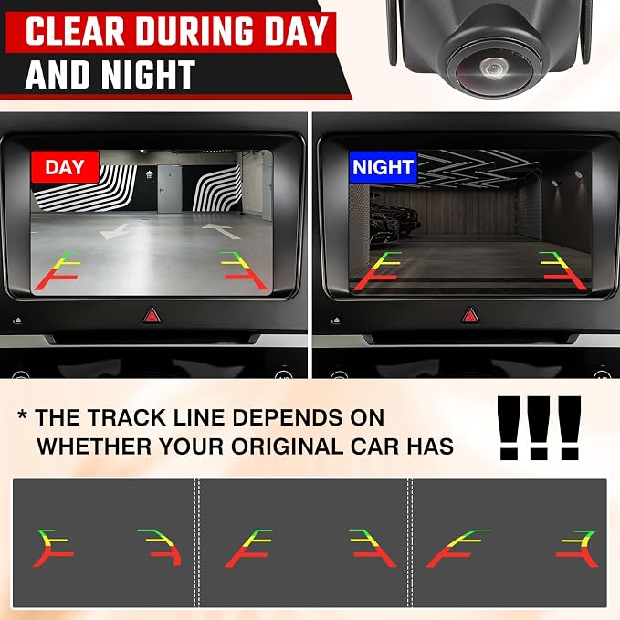 Backup Camera Rear View Camera, Fit for Buick Lacrosse GM Fit for Chevrolet Allure Malibu Volt 2011-2016 Parking Park Assist Camera Replaces #22883286, 20860481,22923842