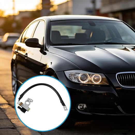 61127616200 Intelligent Battery Sensor IBS Compatible with BMW 3 Series E90 E92 E93 316 318 320 325 5 Series E60 520 523 525 X5 X6 Replacement for 61129115498 61129164352 61129184207