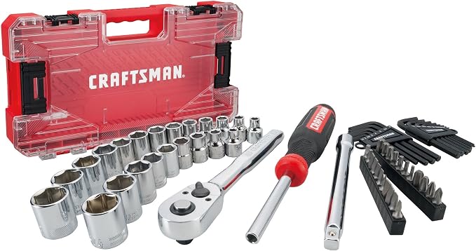 CRAFTSMAN Drive Socket Set for Mechanics, 63-Piece (CMMT45063)