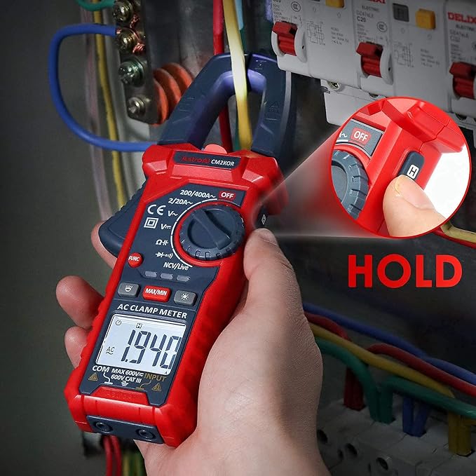 AstroAI Digital Clamp Meter+AstroAI Multimeter Test Lead