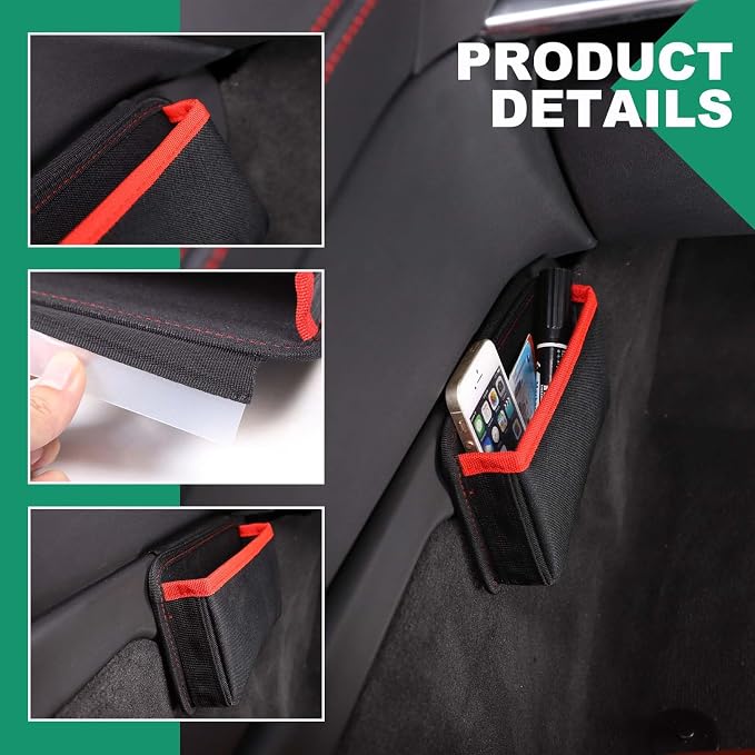 TOYCIDFG Center Console Organizer Storage Box Cell Phone Pocket for Chevrolet Corvette C8 Coupe Stingray Z06 2020-2025, Sunglasses Holder Key Card Coin Case