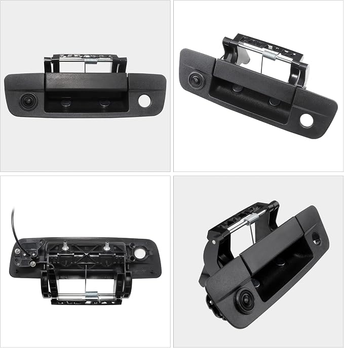 EWAY Tailgate Handle Backup Rear View Camera for Dodge Ram 1500 (2009-2017) / 2500 3500 (2010-2017) Aftermarket Reverse Camera, Tailgate Door Handle Replacement Camera with 10FT 4PIN Extension Cable