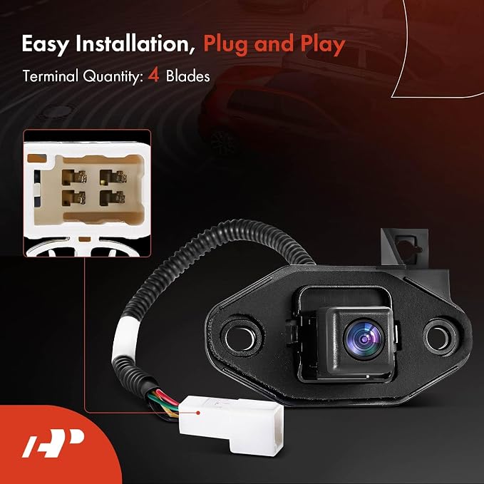 A-Premium Park Assist Camera Rear View Backup Reverse Camera Compatible with Select Lexus Models - 2007-2012 ES350 - Replace# 8679033031