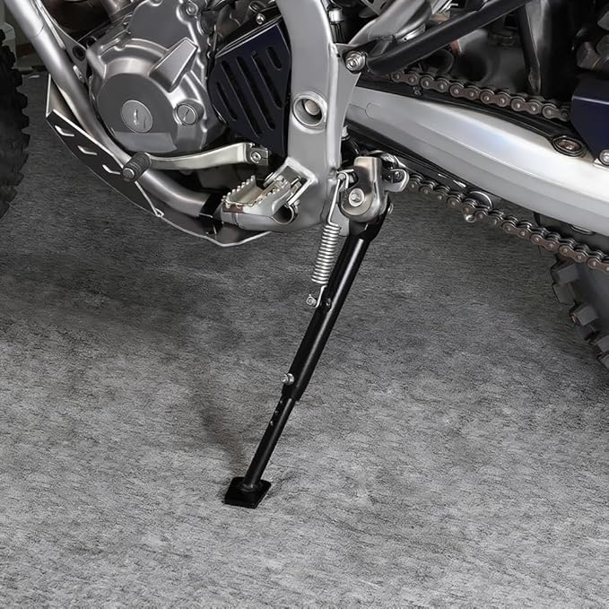 Xitomer 0-4'' Adjustable Kickstand Fit for CRF300L CRF250L Rally CRFL300LS Motorcycle Adjustable Side Stand Kickstand (Black)