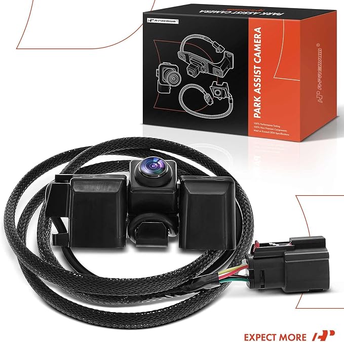 A-Premium Rear View Backup Camera Compatible with Chevrolet & GMC | Parking Camera for 2016-2019 Silverado 2500 HD Silverado 3500 HD, 2016-2019 Sierra 2500 HD Sierra 3500 HD