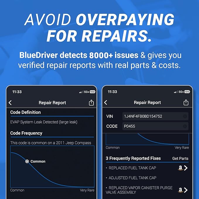 BlueDriver Pro Next Gen OBD2 Scanner – Bluetooth Car Code Reader for iPhone & Android – No Subscription, Multiple Car Scan Tool, Diagnose 8000+ Car Issues on Vehicles 1996+