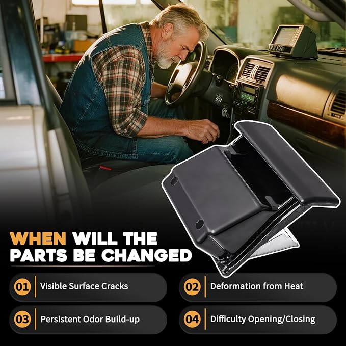 Dash Ashtray Insert Fit For Toyota 4Runner 1996-2002 Fit For Toyota T100 1993–1998 Dash Ash Tray Replaces 74102-35010 74111-35010 74102-34011 74102-34010-B0