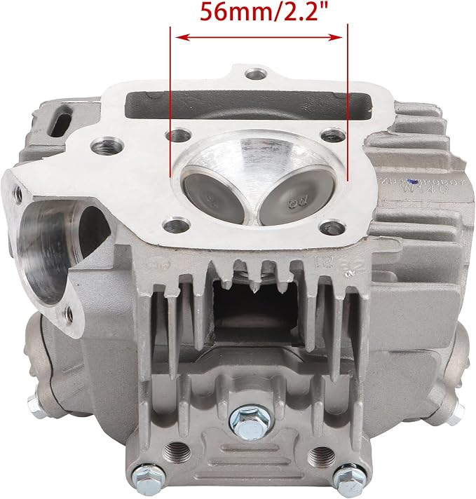 WOOSTAR 56mm Big Bore Cylinder Head Replacement for YinXiang 140cc Engine YX140 1P56FMJ Motor Dirt Pit Bike