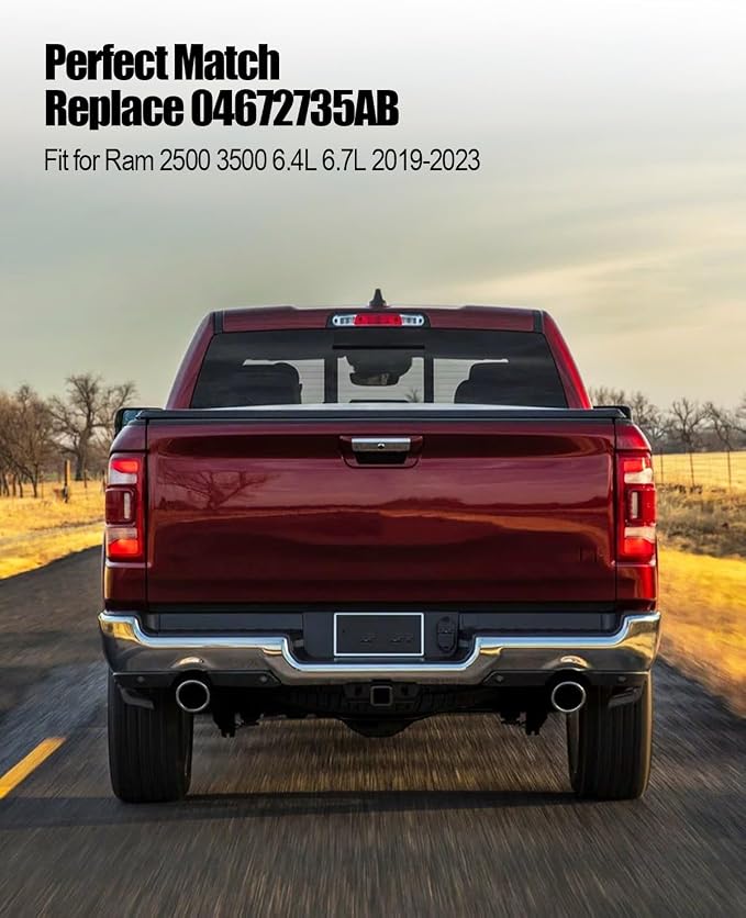 04672735AD Rear View Camera Fit for Dodge Ram 2500 3500 6.4L 6.7L 2019 2020 2021 2022 2023, Reverse Backup Camera Assist Camera Replace 04672735AB
