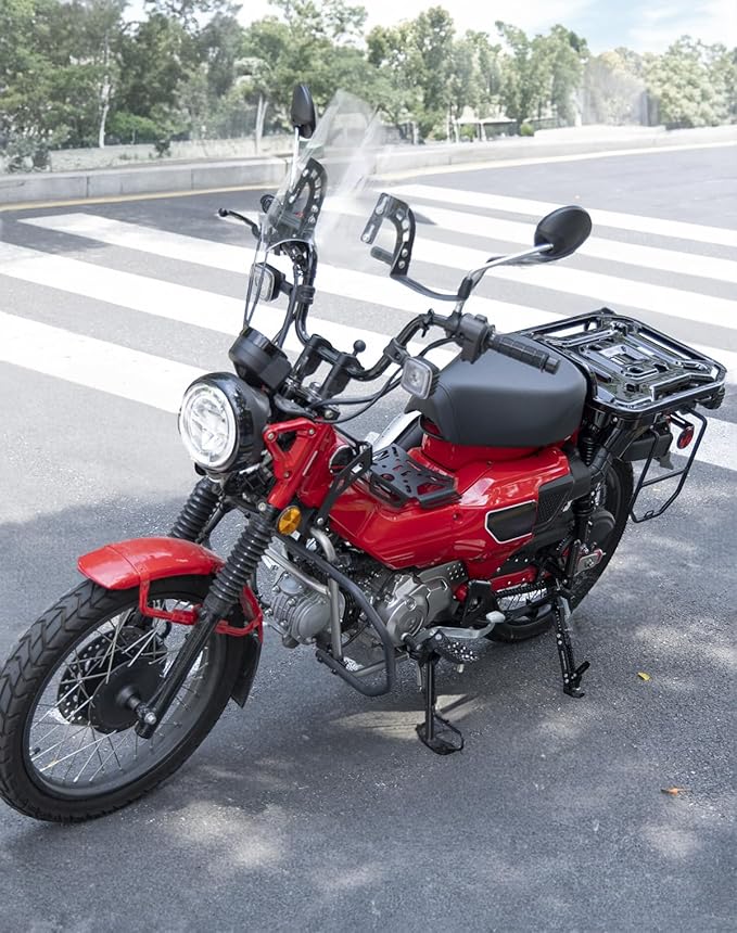 KEMIMOTO CT125 Side Stand Kickstand Extension - Adjustable Height （7.09" - 9.45"） - Compatible with CT125 Trail 125 2021 2022 2023 2024 2025 2026